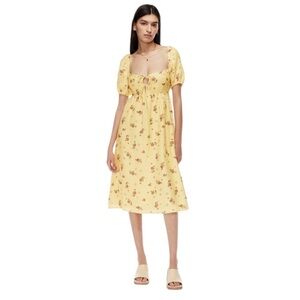 ARITZIA
Wilfred
Rowena Linen Dress
Woodblock Stamp Yellow in Sz 6